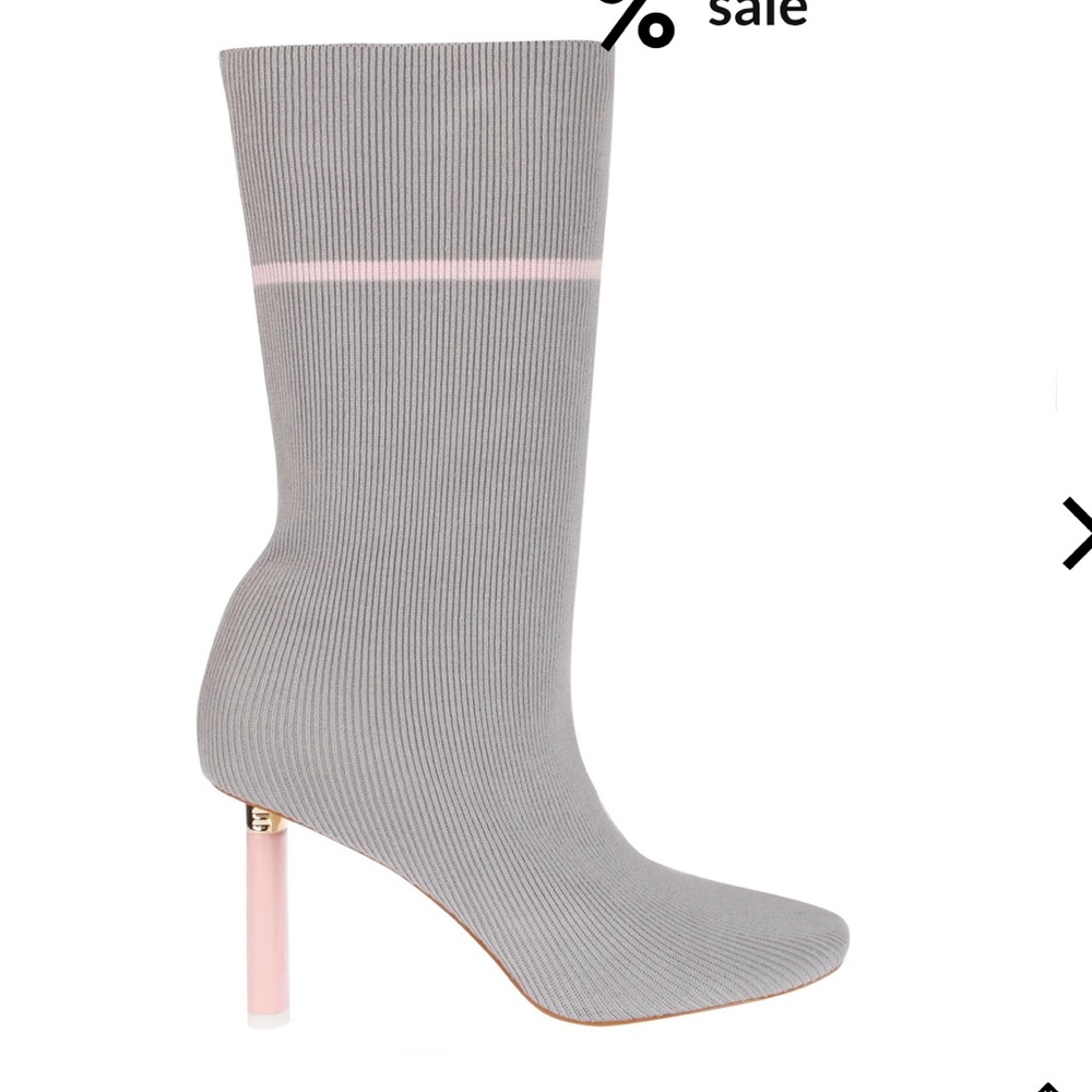 Ego Green Knit Heel Boots